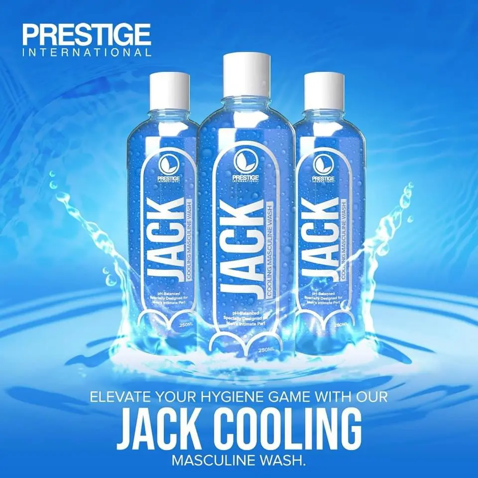 PRESTIGE JACK COOLING MEN WASH Glycerin carica papaya extract NIACINAMIDE
