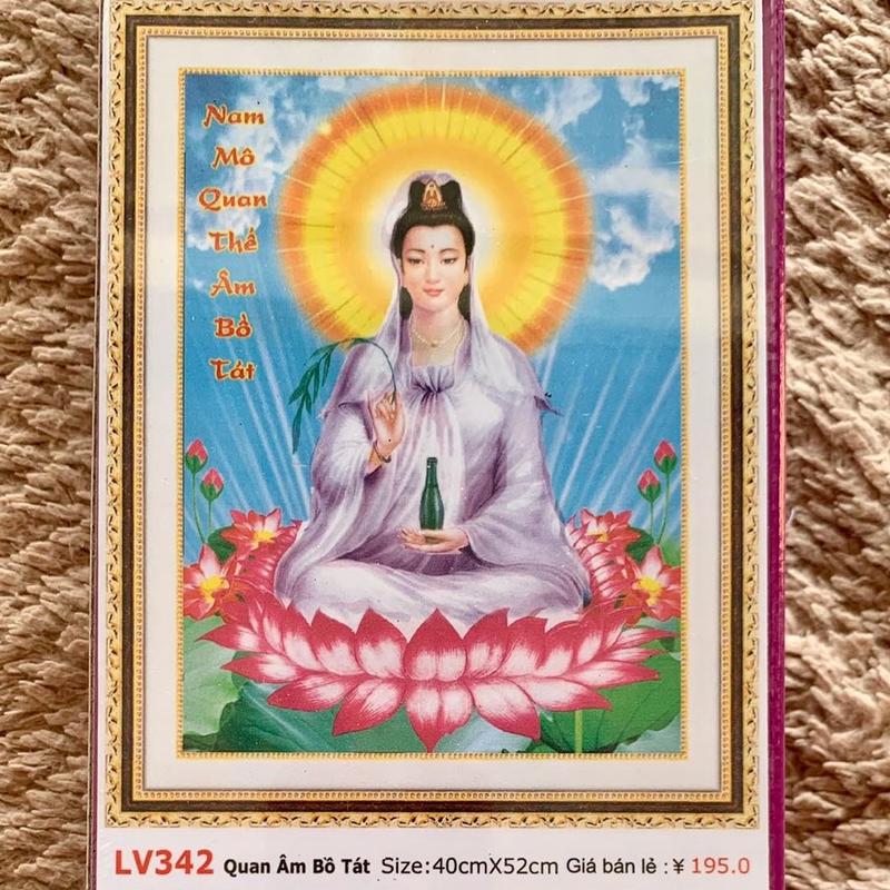 [ FREESHIP MAX] Tranh đính đá quan âm Bồ tát Lv342(40x52cm) df463(50x70cm) lv359(37x51cm) lv353(55x71cm)Vs151 vs152 [ TRANH HÀ ĐOÀN] Trang Trí Nhà 1
