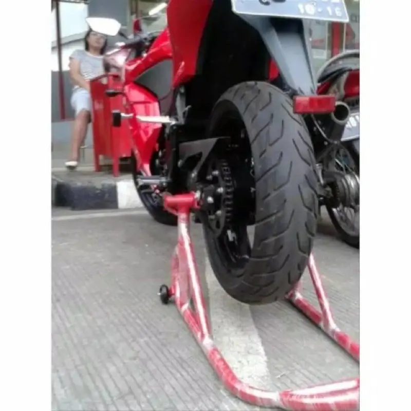 Standar Paddock Pedok Model Pipa Bulat Universal Buat Ninja/Vixion/R15/R25/Cbr/Gsx/Fu/Sonic/Mx King/Mt 1