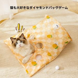 猫のおもちゃペットセルフハイドリルバッグサウンドペーパー付きおもちゃ咬傷耐性マウスポンポンセット猫ドリル猫トンネル猫の巣猫のベッド犬の巣犬のベッド