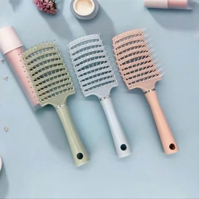  Lược Bán Nguyệt Chải Tóc Gỡ Rối Đa Năng- Lược Làm Phồng Chân Tóc 