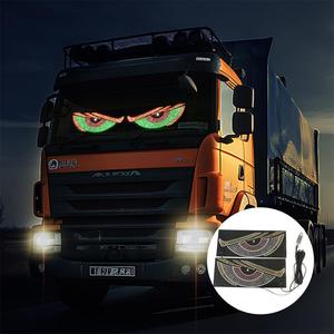 Luz Decorativa para Coche con Patrón de Ojo Creativo, Alimentada por USB, Luz Decorativa para Parabrisas Delantero y Ventana Trasera, Luz Ambiental Decorativa para Coche, Camión, SUV