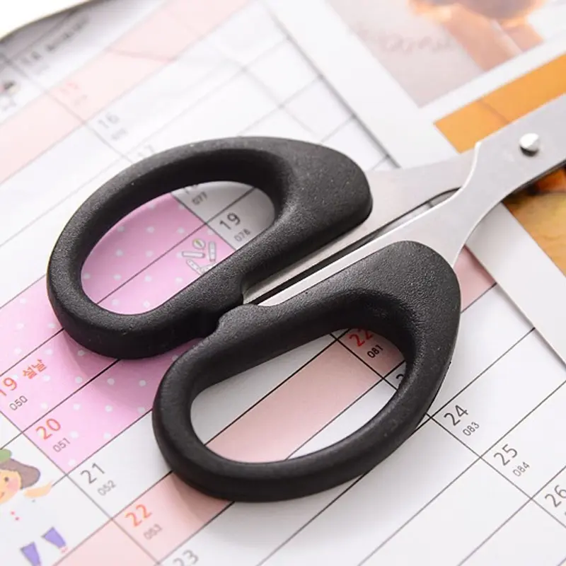 Kéo Cắt Văn Phòng Lưỡi Thép Không Gỉ Kéo Cắt Giấy Thủ Công Hàng Cao Cấp Đồ Dùng Học Tập 3