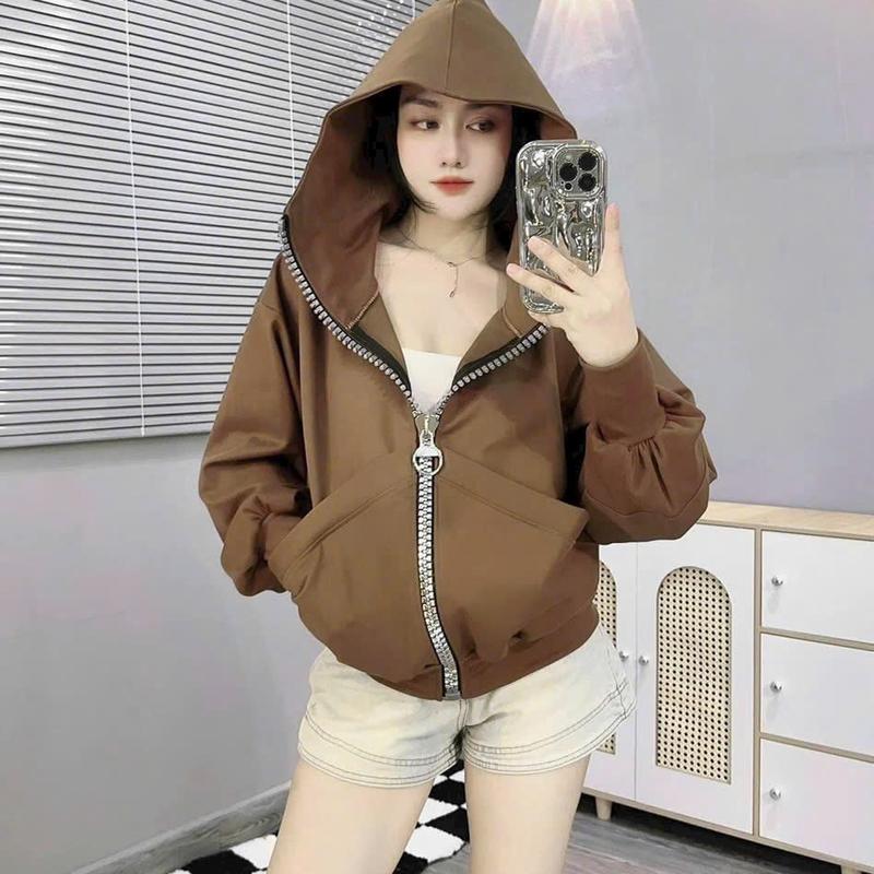 Áo Khoác NỈ DÂY KÉO Thiết Kế MỚI TO ĐÙNG Phong Cách BASIC Form TO Chống Nắng TỐT | BigBuy360 - bigbuy360.vn