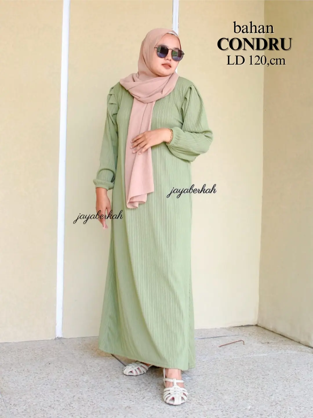 SORAYA GAMIS KNIT CONDRU LD 120 LENGAN REMPEL ATASAN WANITA