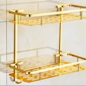 Rak Sabun/Rak Kotak/Rak Aluminium Gold