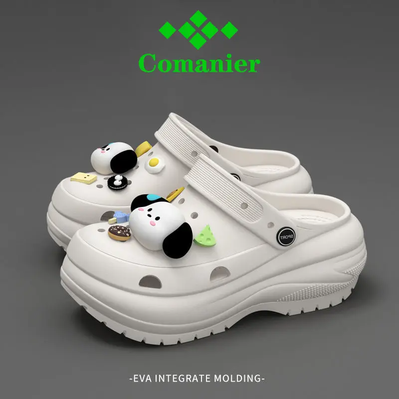 Comanier Sandal Kodok Wantia Wedges Sandal Baim EVA Wanita Sandal Fuji Korea Sepatu Jelly Wanita