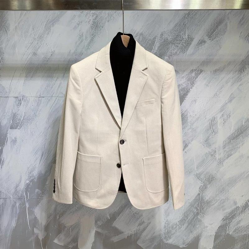 Product Introduction of Áo Khoác Vest Công Sở, Dáng Ôm, Chất Liệu Vải Nhung Kẻ, Phong Cách Anh Quốc, Dành Cho Nam, Hợp Xu hướng Phong Cách Hàn Quốc, Phong Cách Đường Phố Ruoshuai, Bộ Đồ Đơn Thường Ngày Người Nổi Tiếng Trên Internet 15