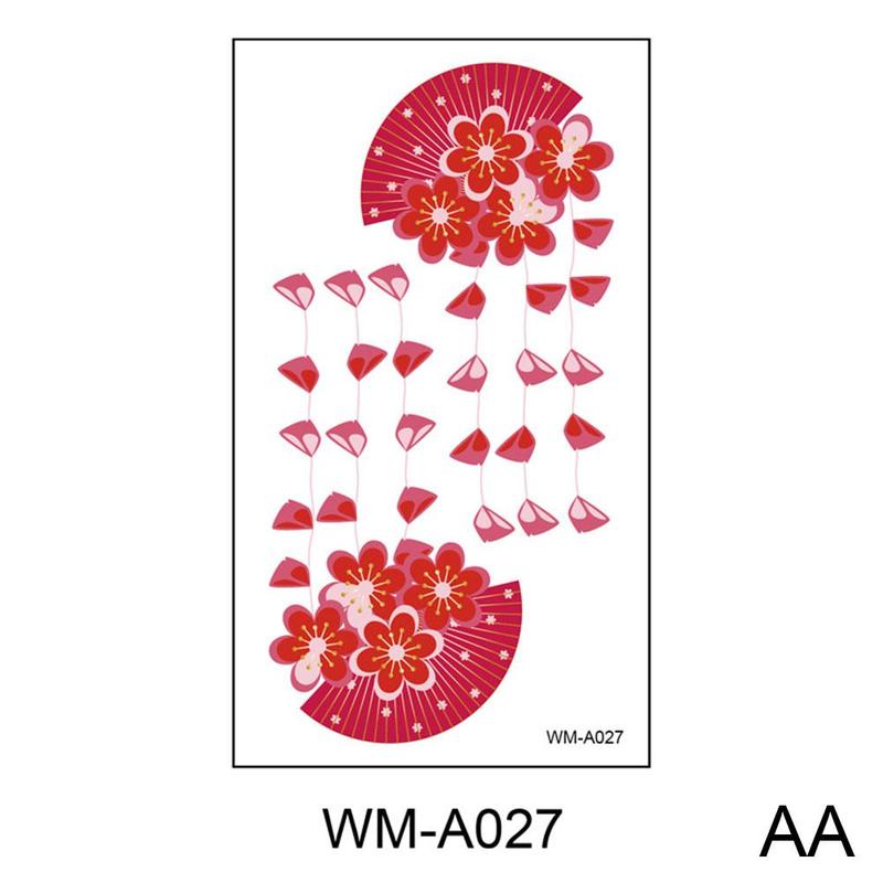 Product Introduction of Waterproof Temporary Tattoo Sticker Sexy Beautiful Sakura Flower Collarbone Arm Hand Body Art Flash Tattoo For Girls Women 18