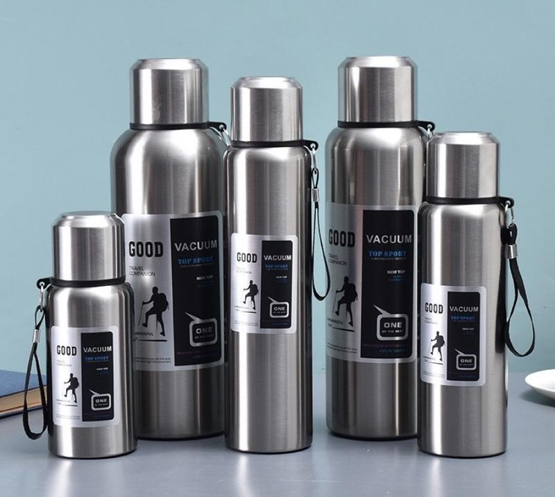 Bình giữ nhiệt Good cốc giữ nhiệt chất liệu inox 316 không gỉ ly giữ nhiệt nóng lạnh lâu dung tích 600 800 1000ml 1500ml 2000ml