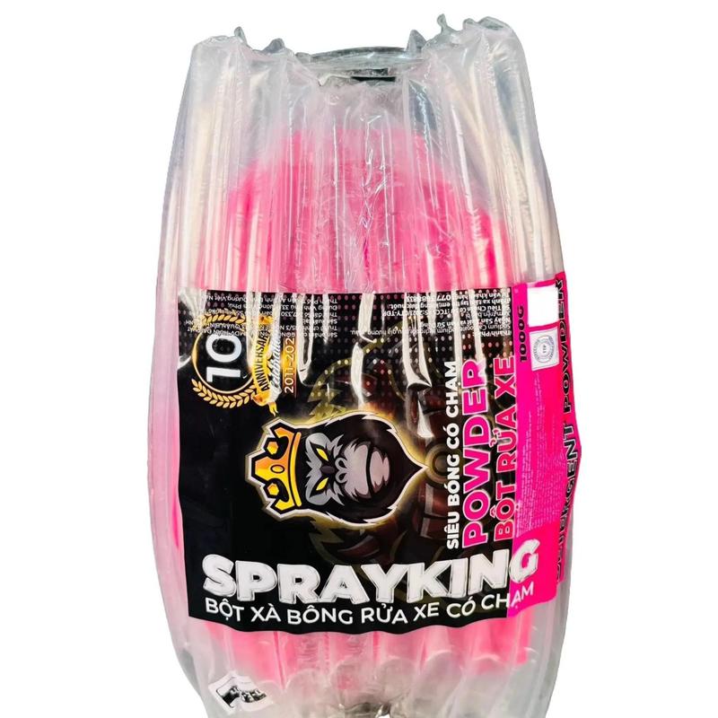 Túi Lớn Bột Rửa Xe Sprayking 4 kg, Pha 20 lít Xà Bông Siêu Bọt, Bóng Sạch Xe và Hương Thơm Mạnh - Chính Hãng Sprayking