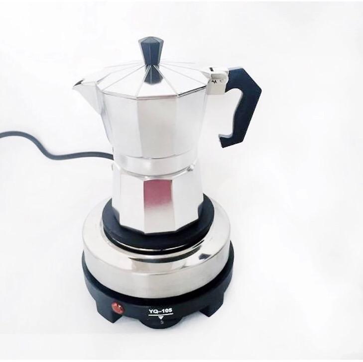 Bộ bếp điện và ấm pha cà phê Espresso phong cách Ý. Máy pha cà phê Espresso tự…