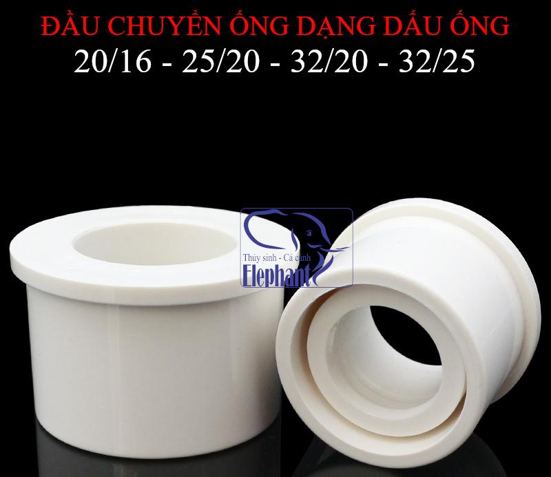 Đầu chuyển ống cứng DẠNG THẲNG - Phụ kiện dùng MOD, DIY bộ lọc hồ cá cảnh, cá…