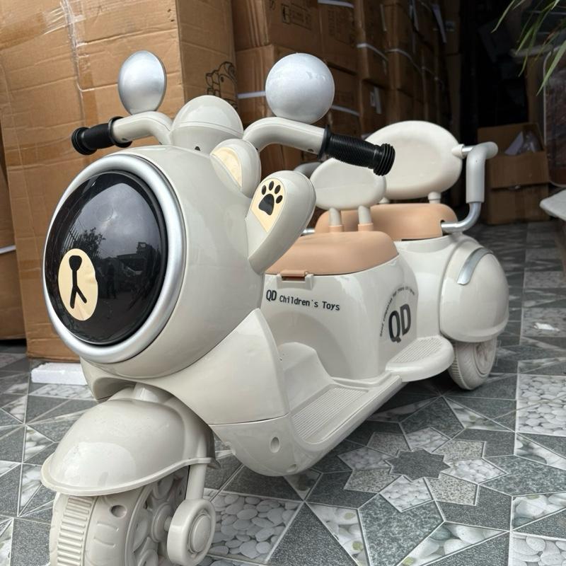 Xe máy điện cho bé mẫu mới nhất 2025-QD56 Đồ Chơi choi , dungnguyenbike , dochoidungnguyenbike , xe máy điện 2 chỗ ngồi , xe máy điện cao cấp 1