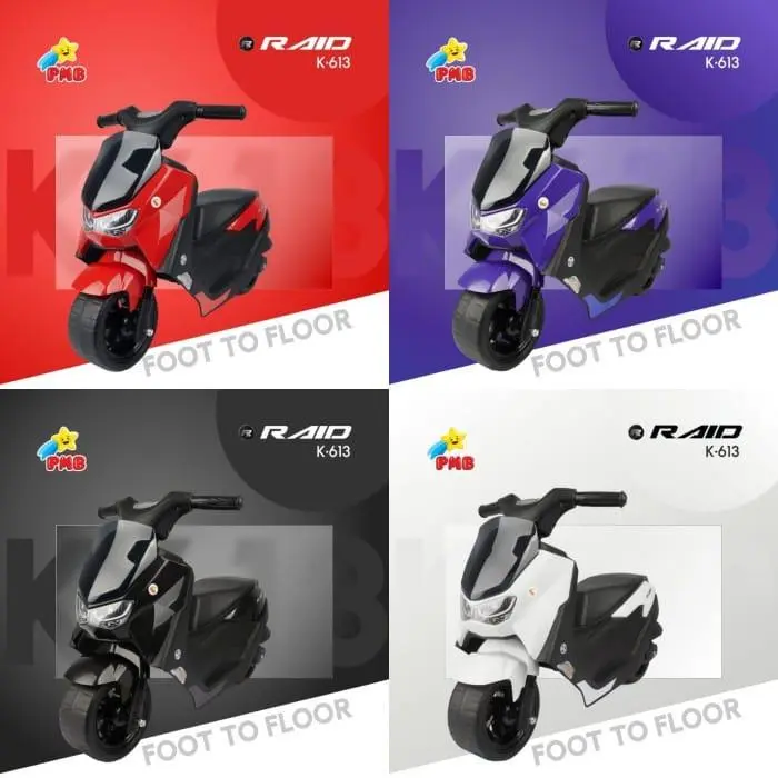 Motor Anak Bisa Dinaiki PMB Model SCOOPY PCX CBR RAID Mainan Motor Anak Balance Bike 0