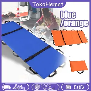 Usungan Lipat Tandu Pasien Darurat Alat Evakuasi Portable untuk Kebutuhan Rumah Sakit dan PMI