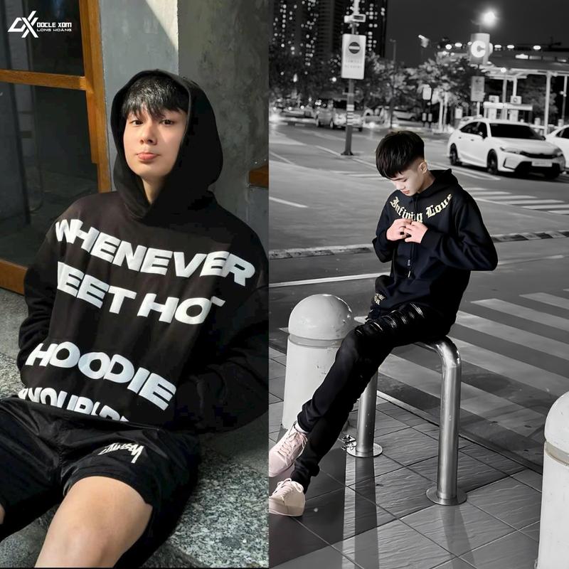 [Hight Quality] - HOODIE WHANEVER AND INFINITY LOVE unisex nam nữ thời trang 0