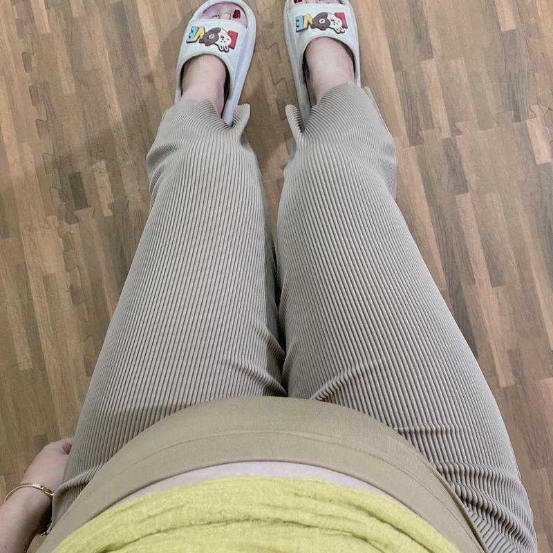 Quần Ly Tăm Suông Mặc Bầu Và Sau Sinh Đầm Bầu Váy Bầu Thun