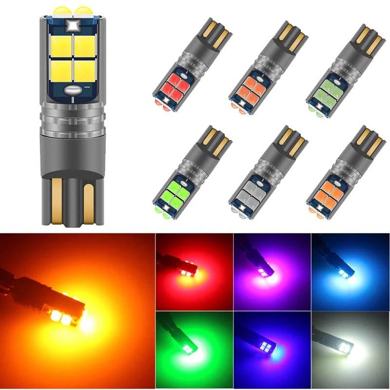 12V - Bóng đèn led t10 gắn xi nhan, demi, mặt số, biển số xe máy và demi xe ô tô