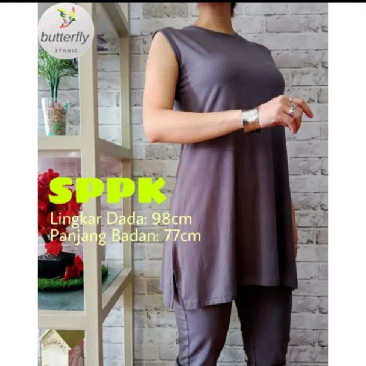 MANSET TUNIK KUTUNG/ Manset Kutung/ Tunik Kutung/ Bahan Spandek/ All Size