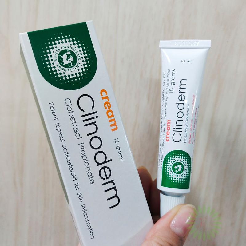 1 Tuýp Kem Dưỡng da khô nấm móng tay chân Clinoderm 15gam