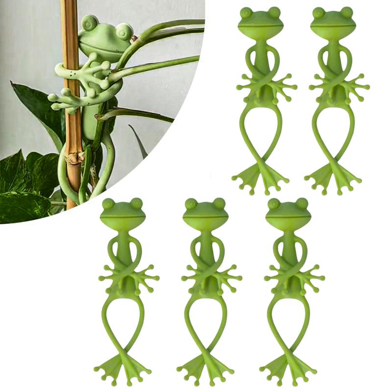 Frog Plant Clips Reusable Frog Flower Pot Plant Hugger Climbing ...