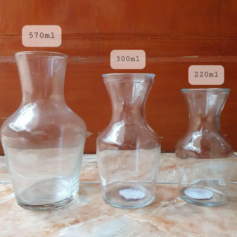 GELAS CARAFE / GELAS VAS / GELAS KOPI / KARAFE / JUG PITCHER / CARAFE 200ML 300ML 500ML
