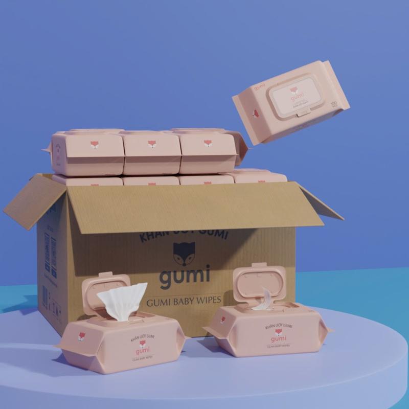 Product Introduction of Thùng 10 gói Khăn ướt cao cấp Gumi loại 100 tờ không cồn, không parapens cho em bé  măt uot khăn  ướt khăn  giấy khăn  ướt giấy ướt  lamy khăn  ướt 5