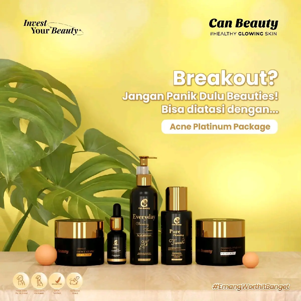 Can beauty acne platinum package Pembersih Jerawat