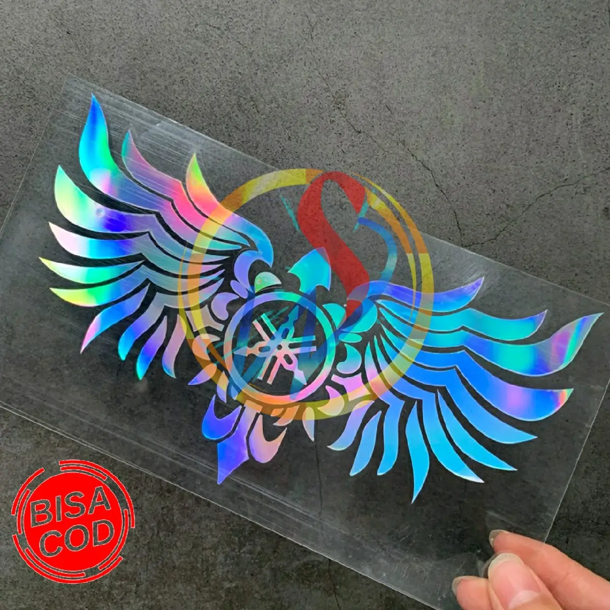 stiker keren viral sticker VISOR MOTOR YAMAHA Motorcycle ori