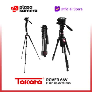 Takara Rover 66V Tripod Profesional Tripod Camera Handphone Tripod Konten Kreator Vlogging Live Streaming