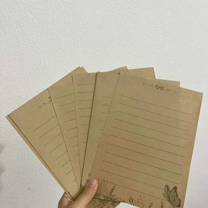 Combo 5 tờ Giấy viết thư Vintage 1
