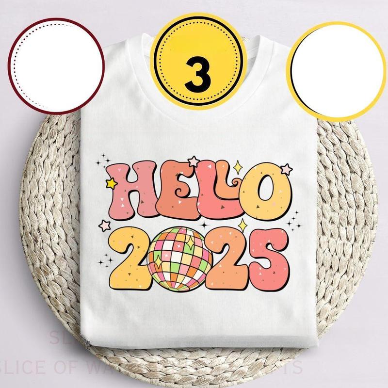 [CODready to ship]New Year 2025 Tshirt Family Matching For Adults  Unisex tshirt Oversized 2