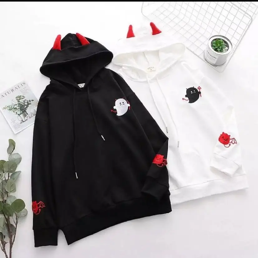 Áo Khoác Hoodie CON MA Nam Nữ Chất Nỉ Bông Dày Dặn Unisex