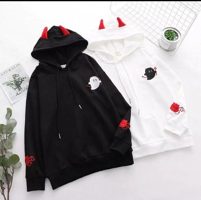 Áo Khoác Hoodie CON MA Nam Nữ Chất Nỉ Bông Dày Dặn Unisex 0