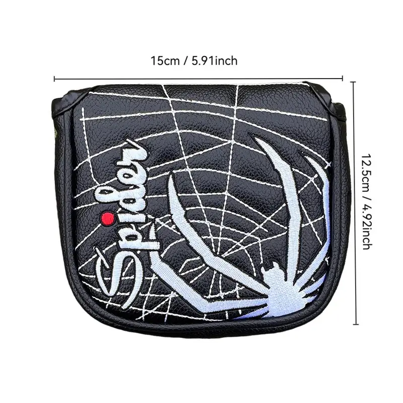Spider Pattern Golf Club Head Cover, 1 Count Dust-proof & Durable Golf Club Head Cover, Golf Accessories for Men & Women, Golf Equipment 1