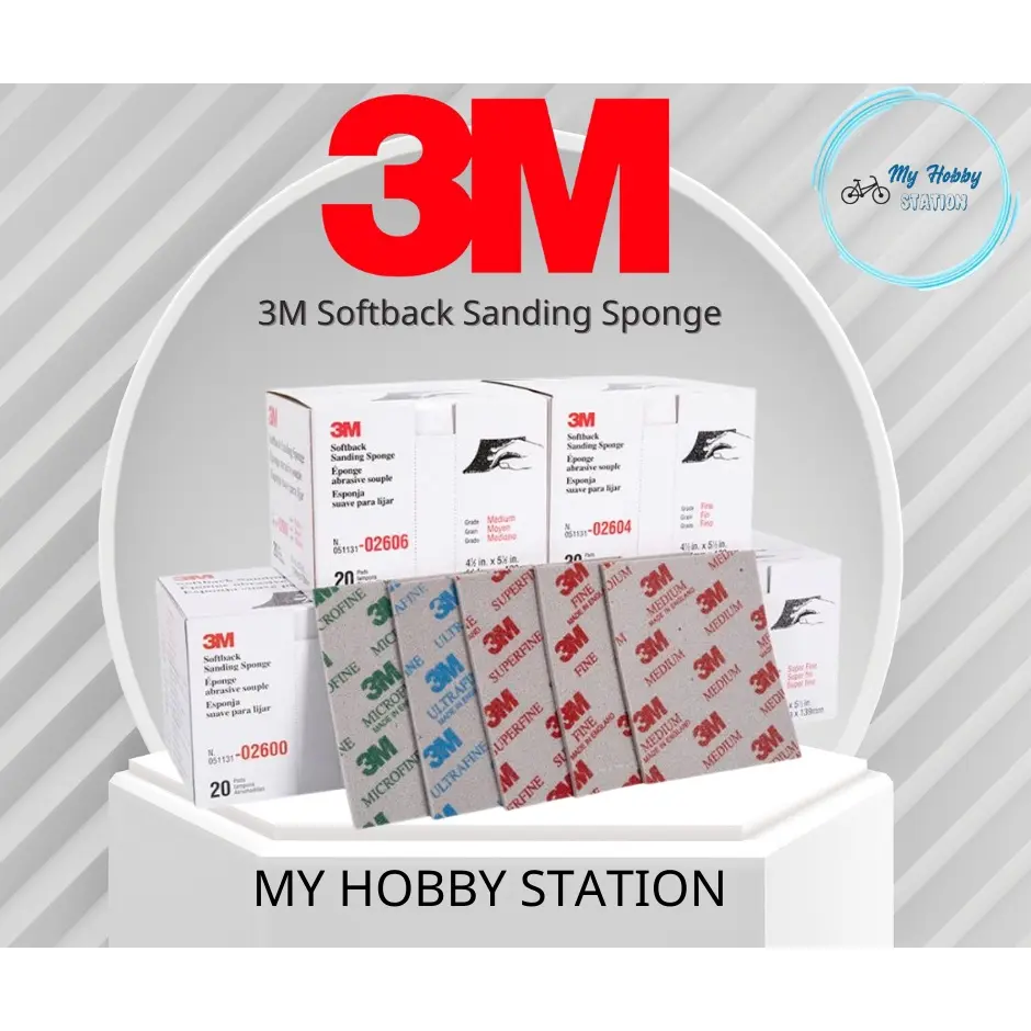 3M Softback Sanding Sponge(per pcs) Supplies