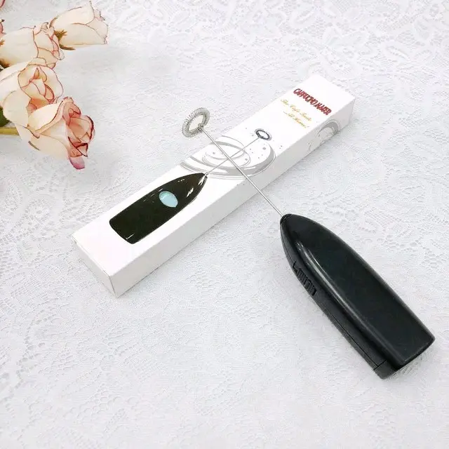 Mixer Portable - Mini Hand Mixer Elektrik Alat Pengaduk Kopi, Dalgonal, Pengocok Telur dan Krim alat pengaduk pop es 2