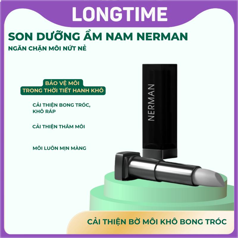 Son dưỡng môi nam Nerman sáp chống nẻ môi dưỡng ẩm ngừa thâm môi
