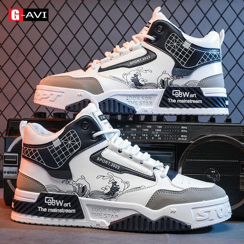  Giày sneaker thể thao nam G-AVI mẫu mới hot trend 2025 kiểu dáng trẻ trung phong cách các tính mã D22 T20 Shoes Đế Bằng 