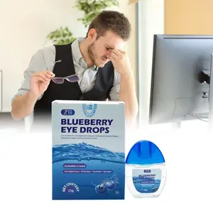 Premium Obat Tetes Mata Blueberry Eye Drops  dengan Vitamin B12 Mata kering Sakit mata Darah Merah Ketegangan mata Mata gatal Glukoma Glaukoma Akut Katarak, Penglihatan Buram Kabur Iritasi  Mata Merah Mata Lelah Lens Lensa
