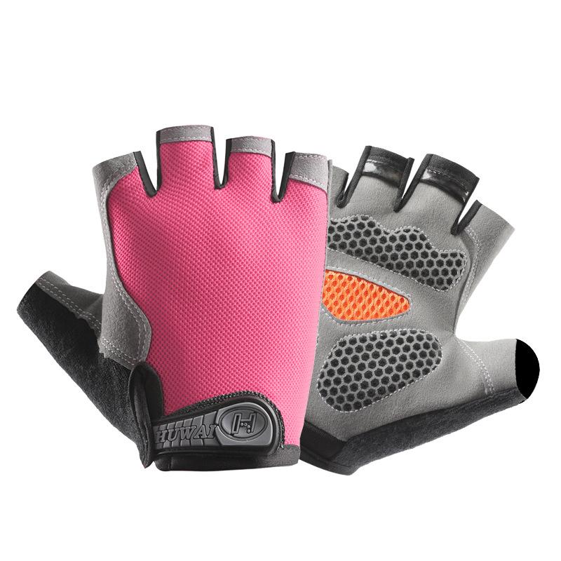 Product Introduction of Găng tay Huwai silicon bọc nửa ngón sử dụng đi xe đạp, tập Gym  chống trượt / tập thể thao dành cho nam-nữ Bao Tay Cao Su Chống Trơn 2