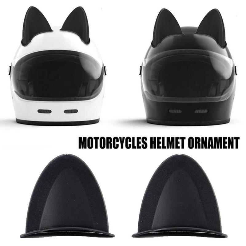 Product Introduction of 2pcs Universal Motorcycle Helmet Cat Ears Decoration Outdoor Sport Devil's Horns Corner Motorcycle Helmet Decoration Accessories 30