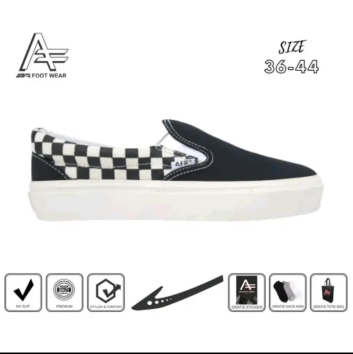 SEPATU AFR SLIP ON ASTRO CB BLACK OG
