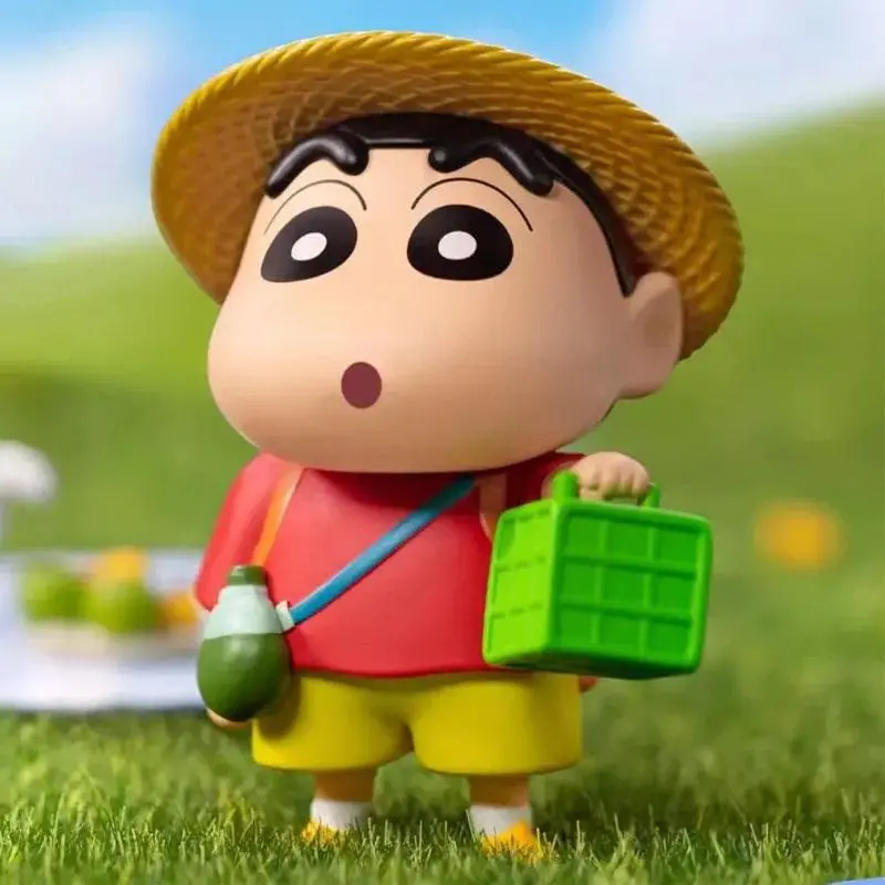 Anime Crayon Shin-chan Haruhinabe Home Series Blind Box Action Figure Cartoon Cute Doll Gift Collectible Desktop Ornaments Gift