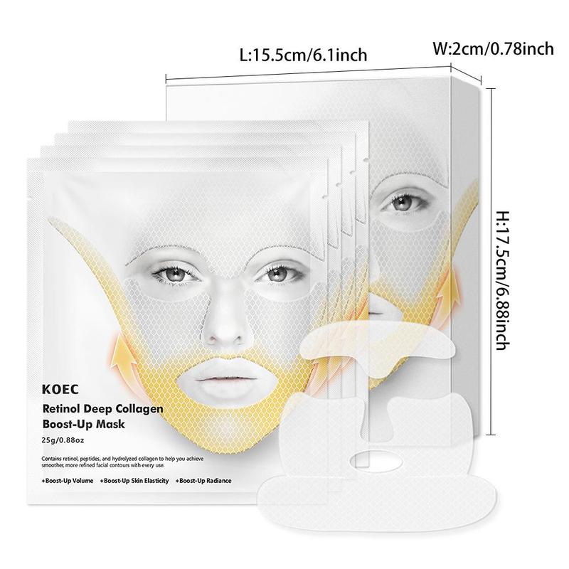 Product Introduction of Collagen Lifting Mask, Moisturizing Facial Masks for Improving Skin Elasticity, Nourishing Facial Skin Care Retinol Product for Women & Men 1