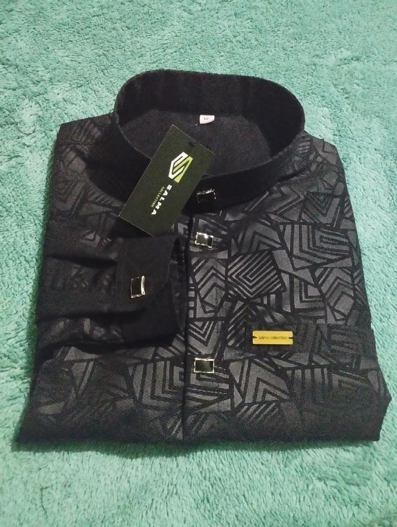 Product Introduction of KEMKO KEMEJA KOKO SULTAN ANAK USIA 1-12 TAHUN EMBOS PREMIUM MODEL TERBARU 2023 HITAM Motif Muslim Baju Nyaman 2
