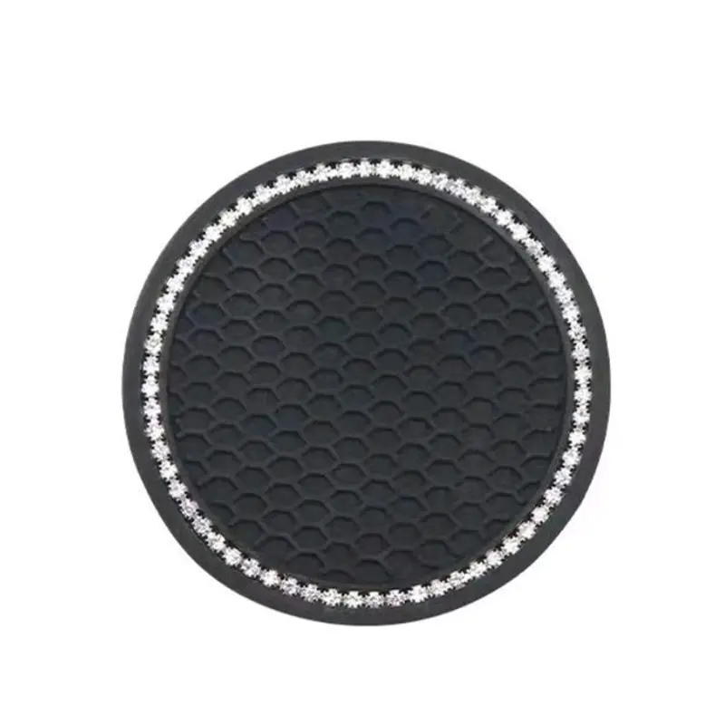 Car Coaster Water Cup Bottle Holder Anti-slip Pad Mat Silica Gel Waterproof For Interior Decoration Car Styling Accessories Car 1