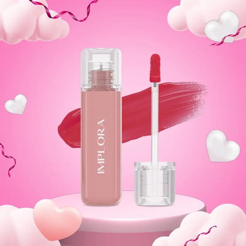 [TERMURAH!] [NEW!!] BPOM IMPLORA CHEEK & LIP TINT ES KRIM BIBIR LIPTINT ICE CREAM | IMPLORA JELLY TINT VIRAL 5