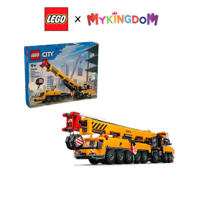 Đồ Chơi Lắp Ráp Xe Cần Cẩu Bánh Lốp LEGO CITY 60409 (1116 chi tiết)